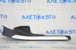 Door sill trim inner rear right BMW 7 G11 G12 16-22 black with chrome molding, chrome trim