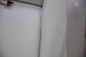 Rear row of seats 2 row Lincoln MKZ 13-16 heated, leather beige, pokes and scratches on leather
