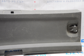Chevrolet Volt 11-15 trunk opening trim dark gray, scratches, without plug