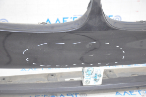 Bare front bumper BMW 7 G11 G12 16-19 for parking sensors, without washers, black, dented, broken fasteners, pressed, scratches