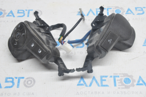 Steering wheel control buttons Toyota Sequoia 08-16 black, broken guide