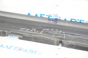 Right threshold BMW 7 G12 16-22 with illumination, black, worn, scratches