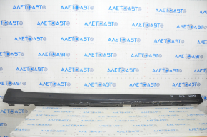 Right threshold BMW 7 G12 16-22 with illumination, black, worn, scratches