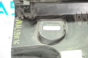 Chevrolet Malibu 16-23 trunk opening trim black, broken fastener, scratches