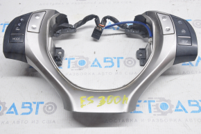 Steering wheel control buttons Lexus ES300h ES350 13-15 pre-rest, worn overlay