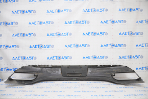 Bare rear bumper Lincoln MKZ 13-16 lower part, scratches, non-factory holes