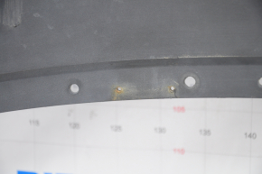 Bare rear bumper Lincoln MKZ 13-16 lower part, scratches, non-factory holes