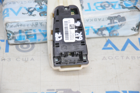 Rear right window lift control BMW 7 G12 16-22 for 4 additional buttons, with beige trim