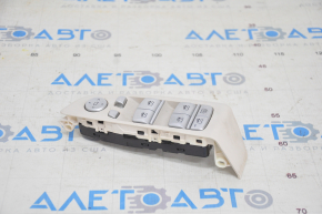 Front left window lift control BMW 7 G11 G12 16-22 with beige trim
