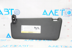 Right visor Mercedes CLA 14-19 black, without hook
