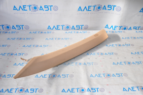 Left front pillar trim for Porsche Cayenne 958 11-14, beige fabric