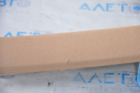 Front pillar trim right Porsche Cayenne 958 11-14 beige fabric, torn fabric