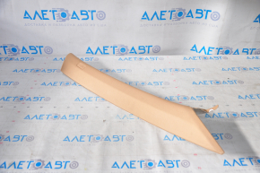 Front pillar trim right Porsche Cayenne 958 11-14 beige fabric, torn fabric