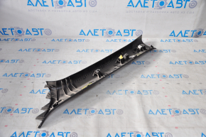 Front pillar trim upper right Honda Accord 13-17 black, scratches