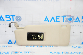 Left visor VW Passat b8 16-19 USA beige, without hook, for backlight, without plug, for dry cleaning