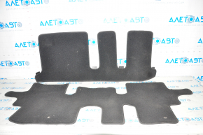 Set of mats Infiniti JX35 QX60 13 cloth black