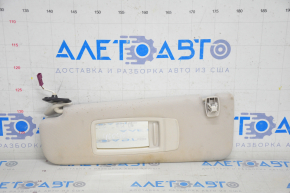 Left visor BMW 7 G11 G12 16-22 beige, dry cleanable