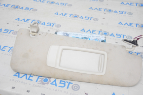 Right visor BMW 7 G11 G12 16-22 beige, dry cleanable