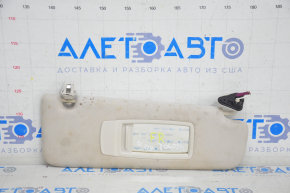 Right visor BMW 7 G11 G12 16-22 beige, dry cleanable