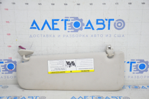Right visor BMW 7 G11 G12 16-22 beige, dry cleanable