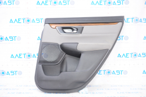 Door trim card rear right Honda CRV 17-22 black-gray, molding under the tree, for dry cleaning