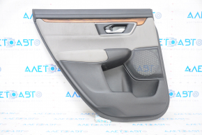 Door trim card rear left Honda CRV 17-22 black-gray, molding under the tree, for dry cleaning, scratches