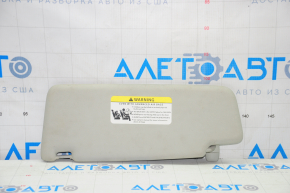 Right visor VW Passat b7 12-15 USA gray, without hook, without backlight, cut, for dry cleaning