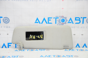 Right visor VW Passat b7 12-15 USA gray, without hook, without backlight, cut, for dry cleaning