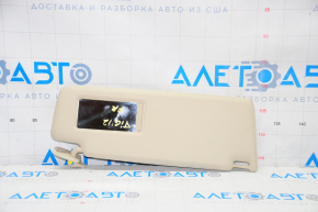 Right visor VW Tiguan 09-17 beige, without hook, without plug