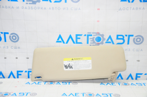 Right visor VW Tiguan 09-17 beige, without hook, without plug