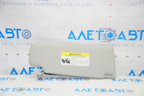 Left sun visor for VW Jetta 11-18 USA, gray, without backlight, without hook