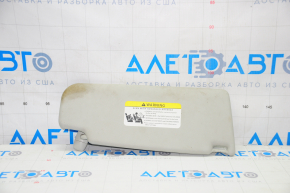 Left visor VW Jetta 11-18 USA gray, without backlight, without hook, for dry cleaning