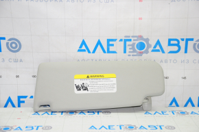 Right visor VW Jetta 11-18 USA gray, without backlight, without hook, for dry cleaning