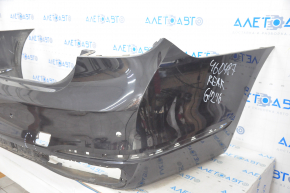 Bare rear bumper BMW 7 G11 G12 16-19 for parking sensors, black, pressed