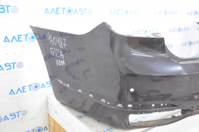 Bare rear bumper BMW 7 G11 G12 16-19 for parking sensors, black, pressed