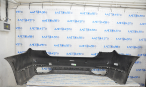 Bare rear bumper BMW 7 G11 G12 16-19 for parking sensors, black, pressed