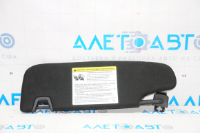 Right visor Ford Mustang mk6 15- coupe black, without hook, without plug, scratches