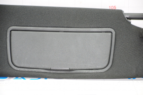 Right visor Ford Mustang mk6 15- coupe black, without hook, without plug, scratches
