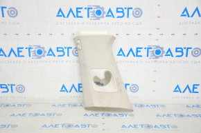 Upper center pillar trim belt left BMW 7 G11 G12 16-22 beige, dry cleanable
