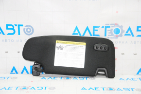 Left visor Lincoln MKX 16-18 black, with control, without hook, broken lid fastener