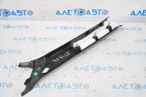 Upper right front pillar trim for VW Jetta 19-24, black