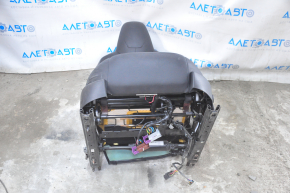 Driver's seat Tesla Model S 16-20 rest, without airbag, leather black + cloth, electric, scratches, under chemical