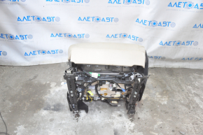 Passenger seat Lexus ES300h ES350 13-18 without airbag, electric, beige leather, without pad and control, without headrest
