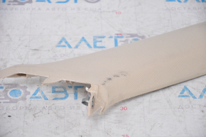 Front pillar trim right VW Jetta 11-18 USA beige, for dry cleaning