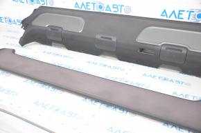 Rear shelf BMW 7 G11 G12 16-22 black, under curtain, Harman Kardon, faded fabric