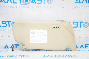 Left visor Ford Flex 09-12 beige, without hook, with control