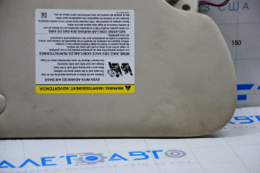 Left visor Ford Flex 09-19 beige, without hook, with control, for dry cleaning