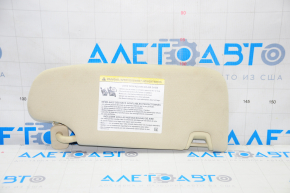 Left visor for Ford Edge 15-24 beige, without hook