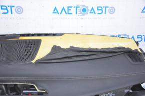 Torpedo front panel without AIRBAG BMW 7 G11 G12 16-19 leather, for projection, black and beige, for re-upholstery