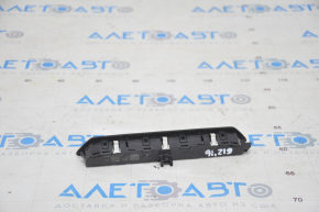 Control panel for memory passenger seat door front right BMW 7 G11 G12 16-19 3 buttons chrome, black trim